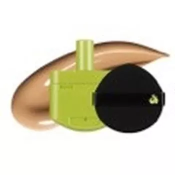 UNLEASHIA Рефилл для кушона + спонж Satin Wear Healthy-Green Cushion RE-FEEL(+ Puff)