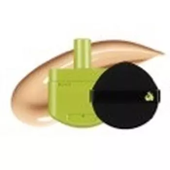 UNLEASHIA Рефилл для кушона + спонж Satin Wear Healthy-Green Cushion RE-FEEL(+ Puff)