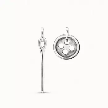 UNO DE 50 Серьги Needle and button