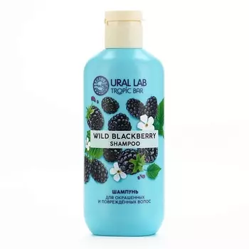 URAL LAB Шампунь для волос, очищение и укрепление, аромат ежевики 300.0