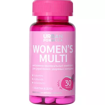 URBAN FORMULA Комплекс для женщин от А до цинка «Women's Multi»