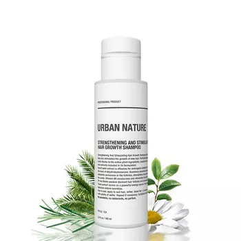 URBAN NATURE Шампунь укрепляющий и стимулирующий рост волос STRENGTHENING AND STIMULATING HAIR GROW 1000.0