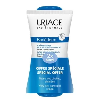 URIAGE Набор Барьедерм-цика изолирующий восстанавливающий крем для рук