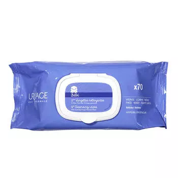 URIAGE Первые очищающие салфетки 1ers soins bebe