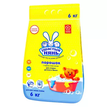 УШАСТЫЙ НЯНЬ Стиральный порошок Детский 6000.0