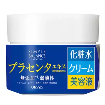 UTENA Гель для лица с гиалуроновой кислотой и экстрактом плаценты, выравнивания тона кожи 100.0
