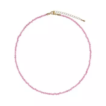 UVI JEWELLERY Чокер из розовых кристаллов