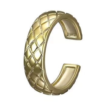 UVI JEWELLERY Фактурный золотистый кафф