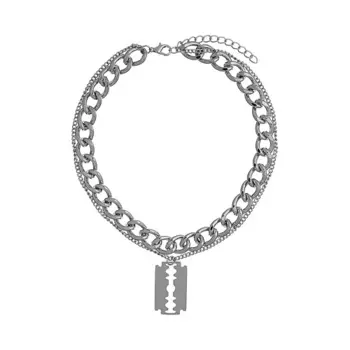 UVI JEWELLERY Колье цепь с подвеской Лезвие