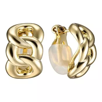 UVI JEWELLERY Серьги клипсы в форме звеньев