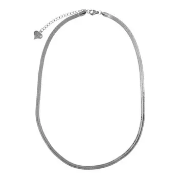 UVI JEWELLERY Серебристая цепь плетения Снейк