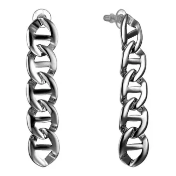 UVI JEWELLERY Серебристые серьги цепи