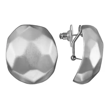 UVI JEWELLERY Серебристые серьги с матированием