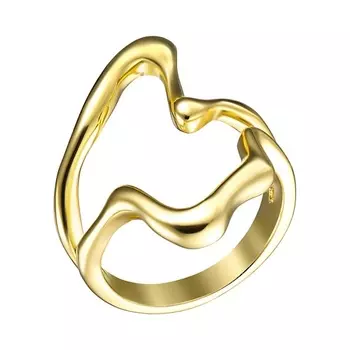 UVI JEWELLERY Золотистое фактурное кольцо