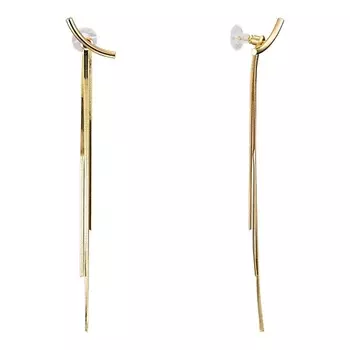 UVI JEWELLERY Золотистые серьги цепочки