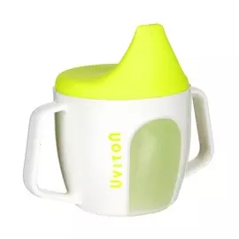 UVITON Обучающий Поильник-чашечка 2 в 1