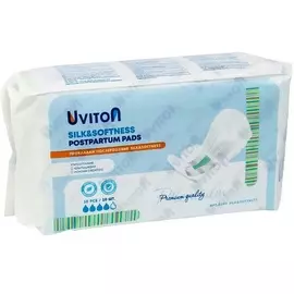 UVITON Прокладки послеродовые Silk&Softness 10.0