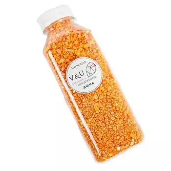 V&U COSMETICS Морская соль для ванн с шиммером Дыня