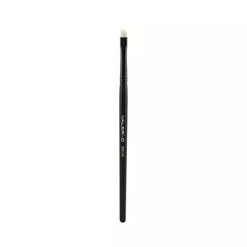 VALERI-D Кисть для бровей из упругого нейлона скошенная