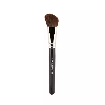 VALERI-D Кисть для лица из смешанного волоса козы и пони скошенная 22мм