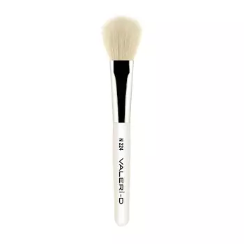 VALERI-D Кисть для лица из смешанного волоса козы и нейлона овальная