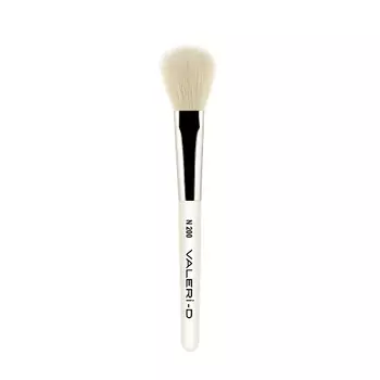 VALERI-D Кисть для лица из смешанного волоса козы и нейлона овальная