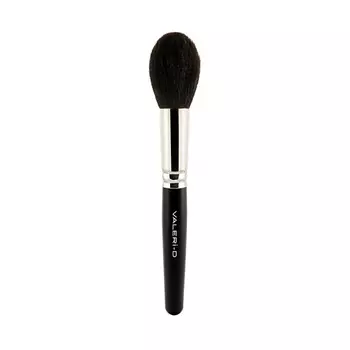 VALERI-D Кисть для пудры из волоса козы круглая 28мм