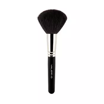 VALERI-D Кисть для пудры из волоса козы круглая 30мм