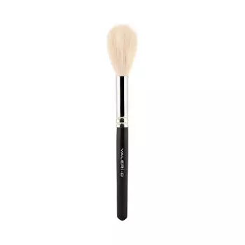 VALERI-D Кисть для пудры, румян и хайлайтера из волоса козы круглая 15мм