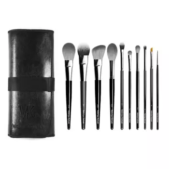 VALERIYA KUTSAN Набор кистей ECO, 10 кистей, в чехле