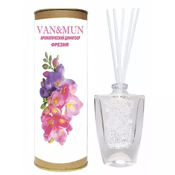 VAN&MUN Ароматический диффузор Фрезия с палочками 45.0
