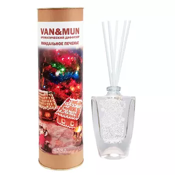 VAN&MUN Ароматический диффузор Миндальное печенье с палочками 45.0