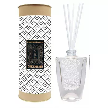 VAN&MUN Ароматический диффузор Свежий лен с палочками 45.0