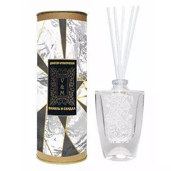 VAN&MUN Ароматический диффузор Ваниль и Сандал с палочками 45.0