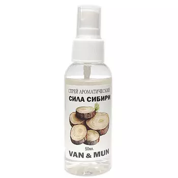 VAN&MUN Спрей ароматический для дома и офиса Сила Сибири 50