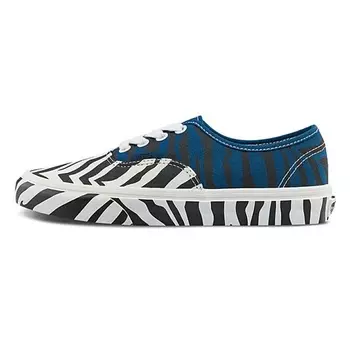 VANS Кроссовки Authentic Animal Low Top Sneakers White/Black/Blue