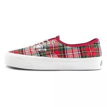 VANS Кроссовки Authentic Anti-Slip Wear-Resistant Low-Top Skateboard Shoes Red White