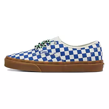 VANS Кроссовки Authentic 'Checkerboard Blue Gum Braided Laces'