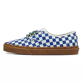 VANS Кроссовки Authentic 'Checkerboard Blue Gum Braided Laces'