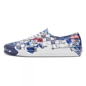 VANS Кроссовки Authentic Lx Connor Tingley Checkerboard White Blue