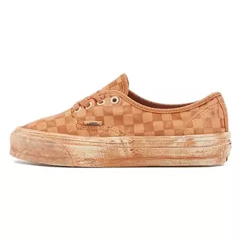 VANS Кроссовки Authentic Premium 44 'Dip Dye Checkerboard Marmalade Orange'