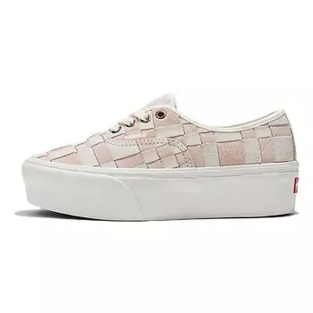 VANS Кроссовки Authentic Woven Check Stackform 'White Pink'