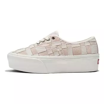 VANS Кроссовки Authentic Woven Check Stackform 'White Pink'