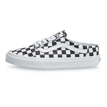 VANS Кроссовки Checkerboard Old Skool Mule Chessboard White/Black