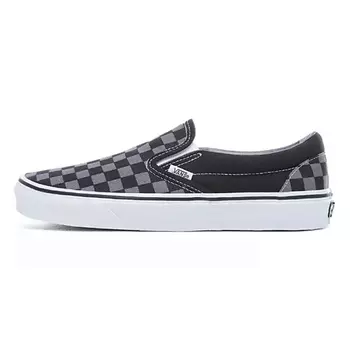 VANS Кроссовки Classic Slip On Checkerboard Black Grey