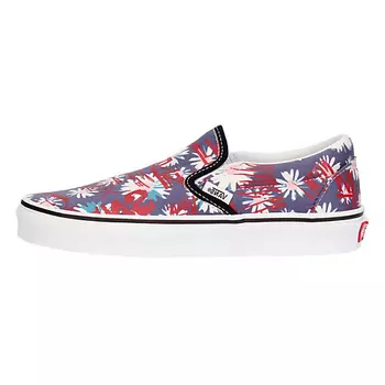 VANS Кроссовки Classic Slip On Floral Red