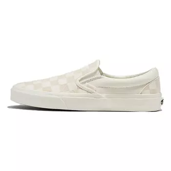 VANS Кроссовки Classic Slip On Stitch Checkerboard 'Beige'