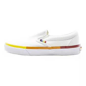 VANS Кроссовки Classic Slip On White/Yellow