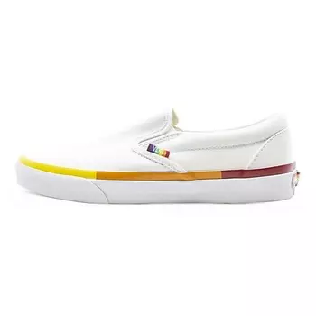 VANS Кроссовки Classic Slip On White/Yellow