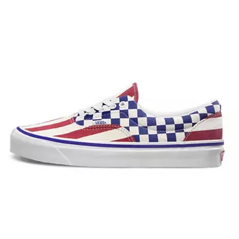 VANS Кроссовки Era 95 Anaheim Factory Red Stripes Blue Checkers